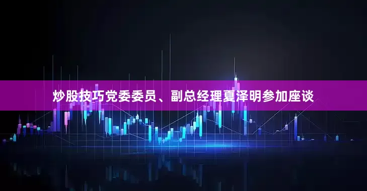 炒股技巧党委委员、副总经理夏泽明参加座谈
